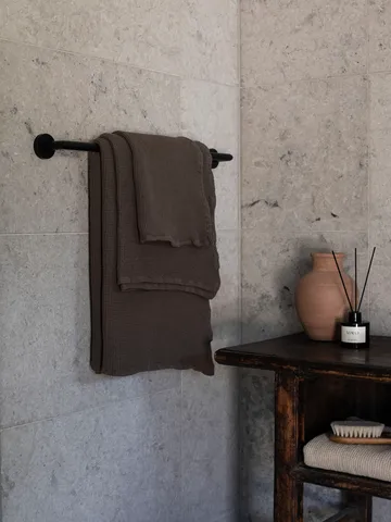 Nella bath towel 100x150 cm - Taupe - Tell Me More