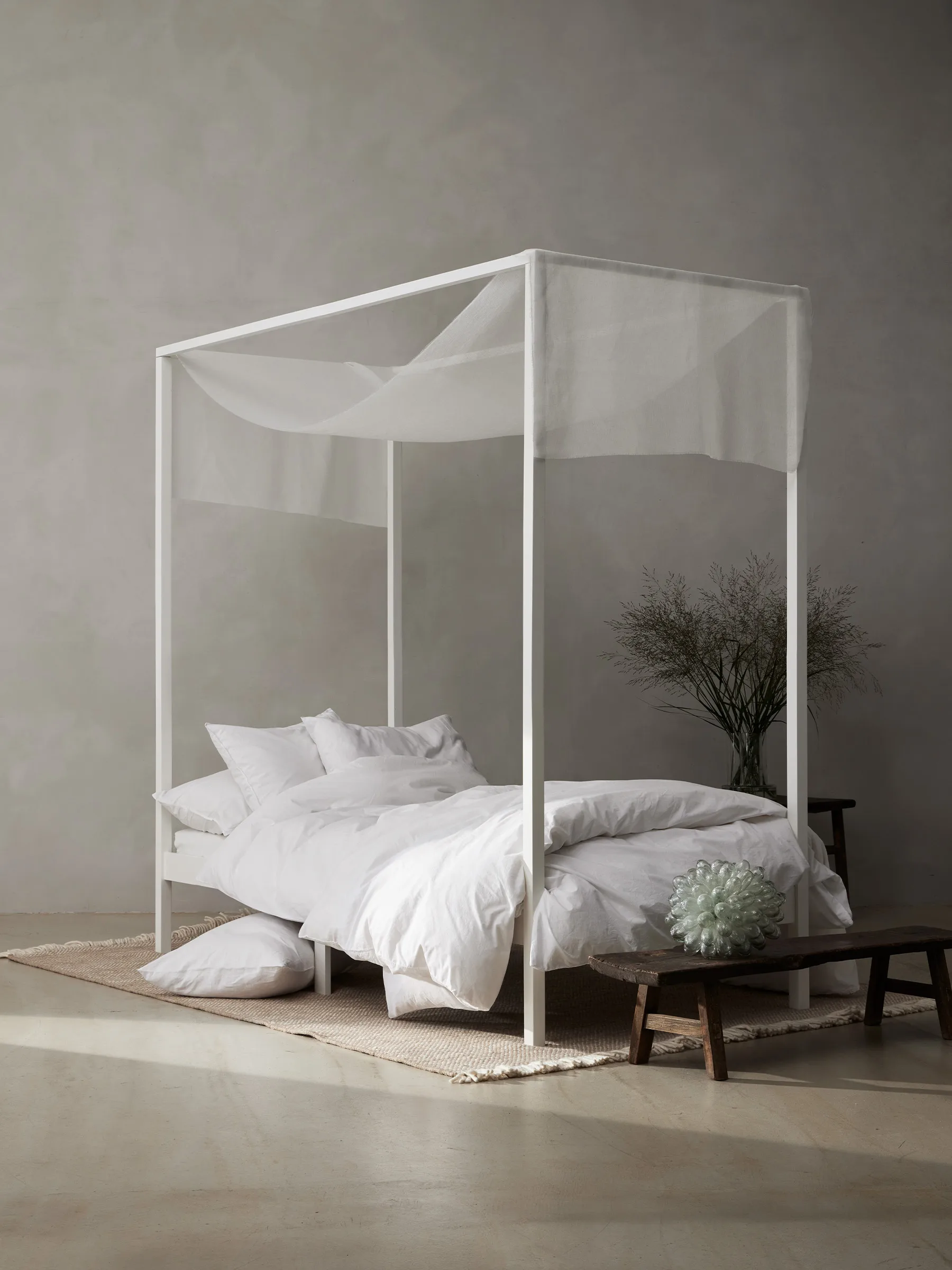 Tell Me More duvet cover cotton, White, 150x200 cm Tell Me More