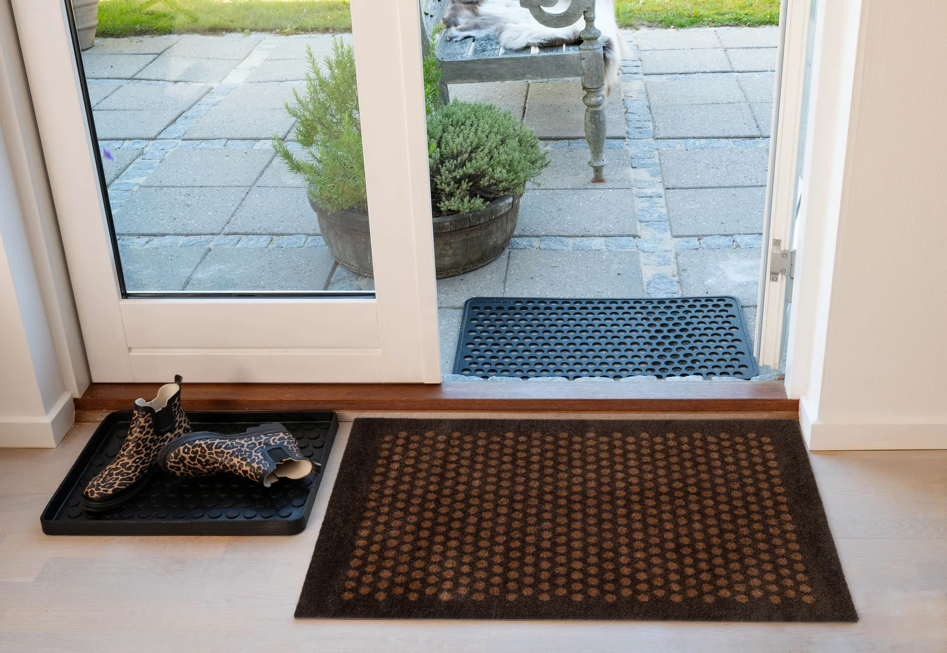 Dot doormat, Cognac-brown, 60x90 cm tica copenhagen