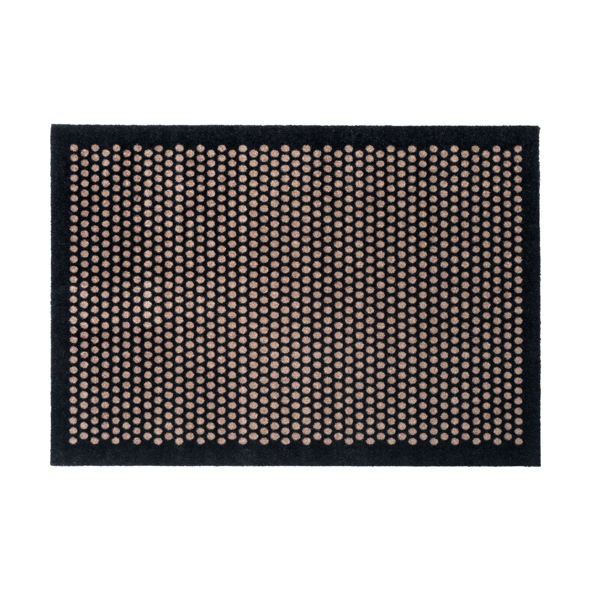 Dot hallway rug, Black-sand. 90x130 cm tica copenhagen