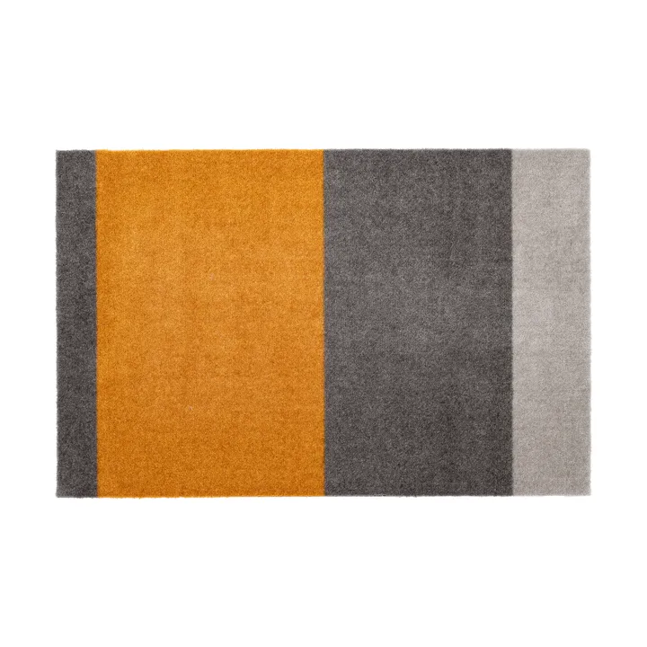 Stripes doormat horizontal - Grey-grey-dijon. 60x90 cm - tica copenhagen