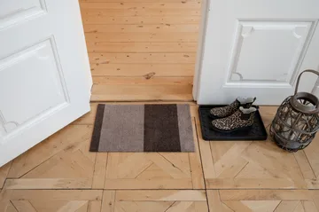 Stripes doormat horizontal - Sand-brown. 40x60 cm - tica copenhagen