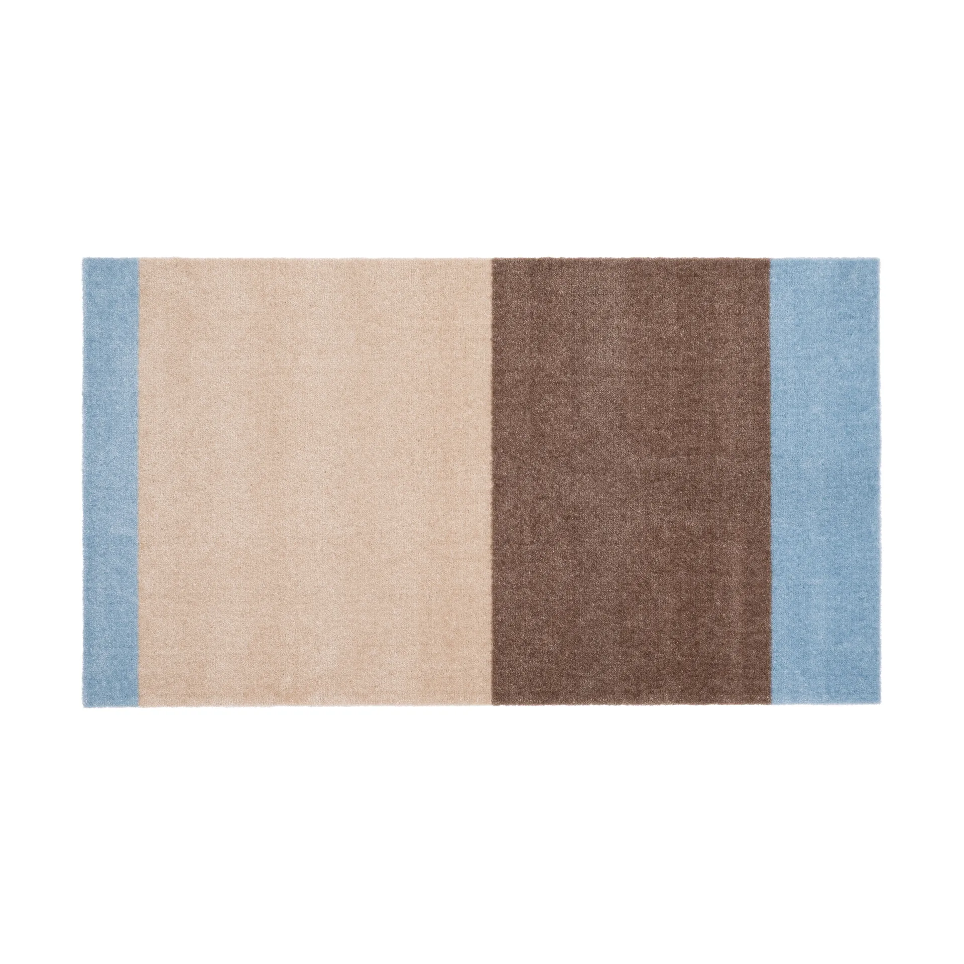 Stripes hallway rug horizontal, Ivory-sand-blue, 67x120 cm tica copenhagen