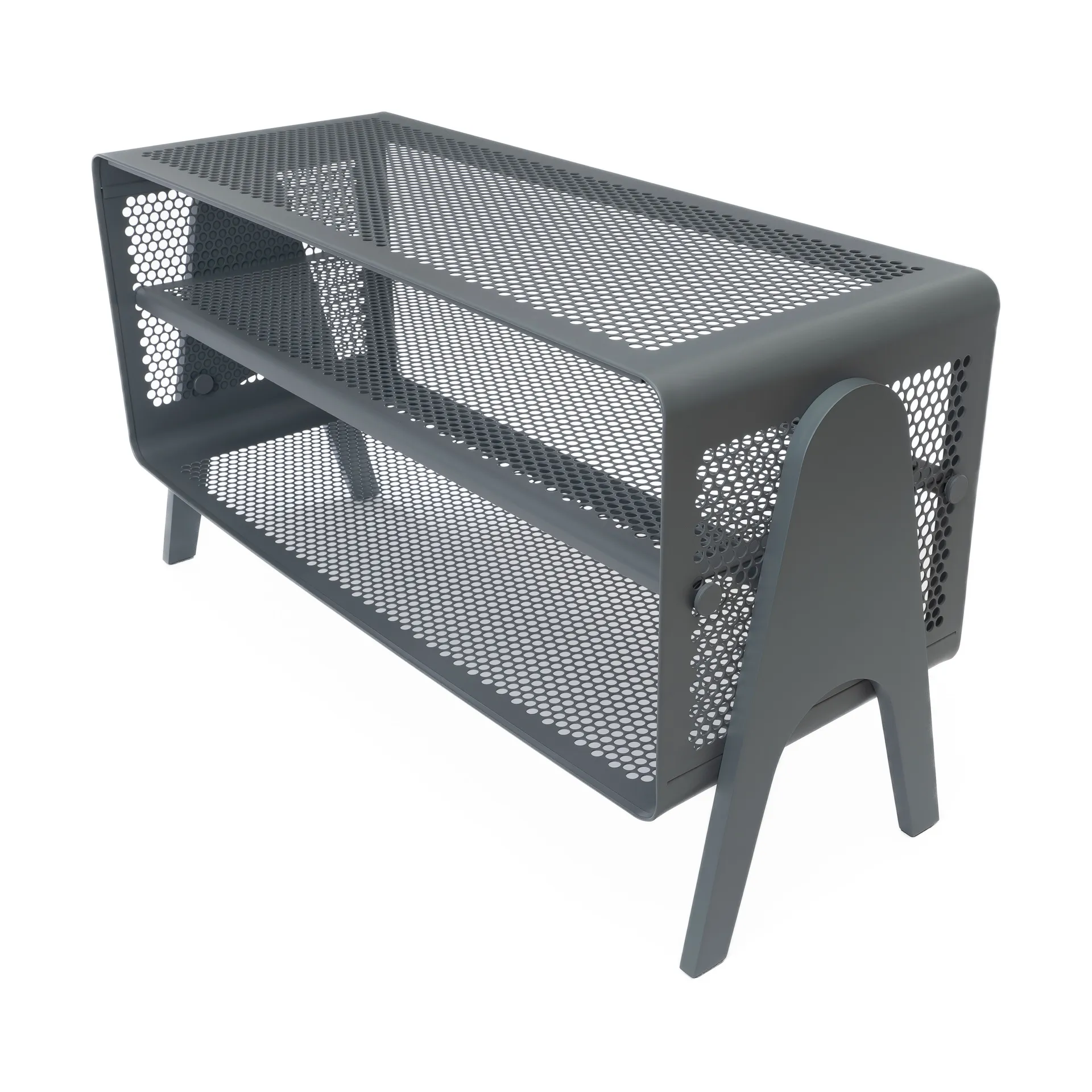 Tica Rack Floor large shelf, Steelgrey tica copenhagen