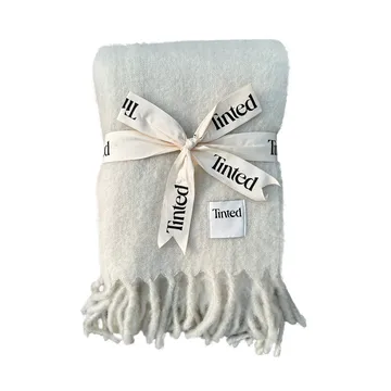 Jungberg wool throw 130x170 cm - Offwhite - Tinted
