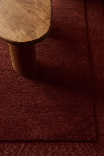 Louis wool rug - Burgundy, 200x300 cm - Tinted