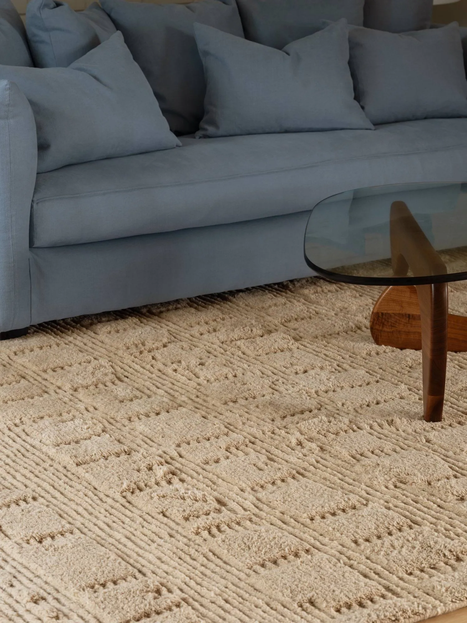 Lydahl wool rug, Beige, 200x300 cm Tinted