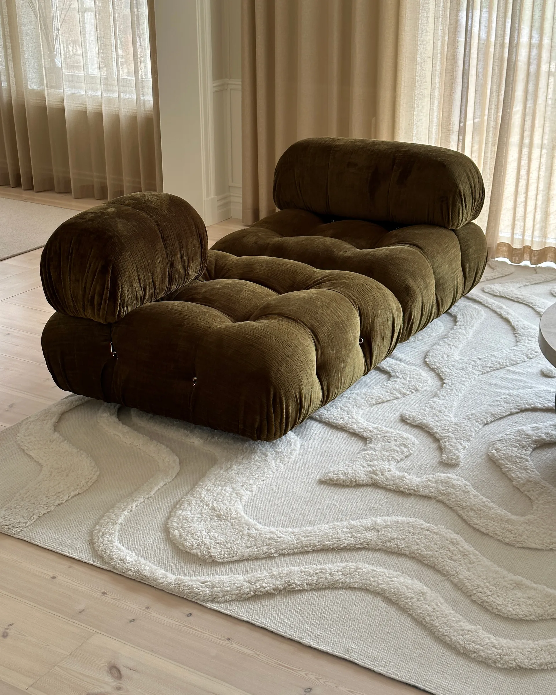 Norlander wool carpet 210x300 cm, Offwhite Tinted