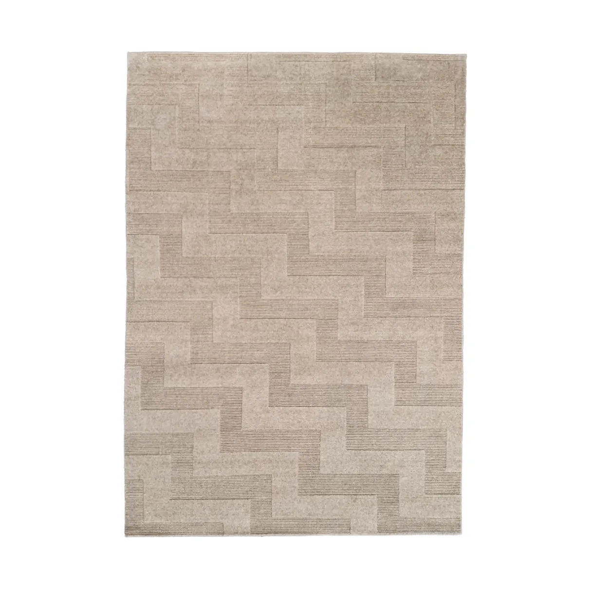 Valmont wool rug, Beige melange, 250x350 cm Tinted