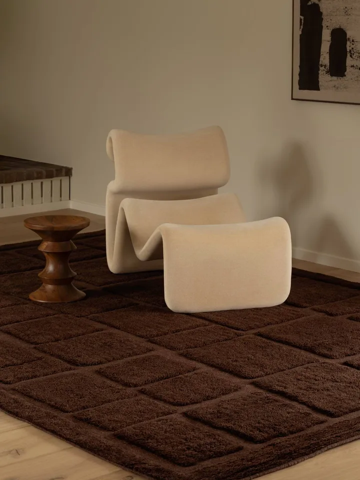 Wandel wool rug - Brown, 200x300 cm - Tinted
