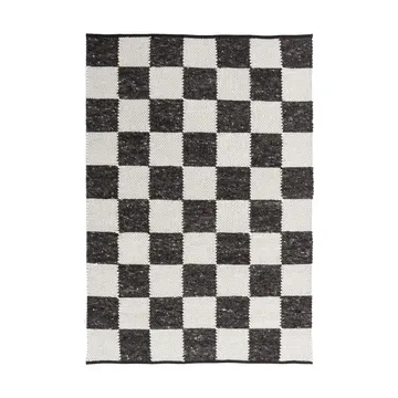 Gotland Design rug Special Edition - Anthracite-white no. 2428, 200x200 cm - Tisca