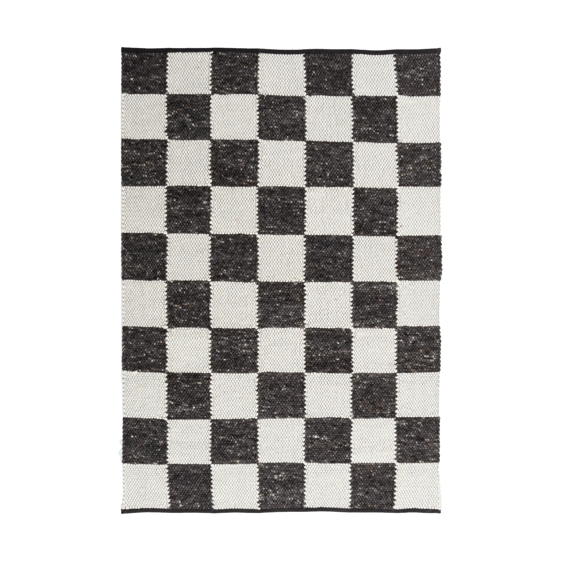 Gotland Design rug Special Edition, Anthracite-white nr. 2428, 70x140 cm Tisca