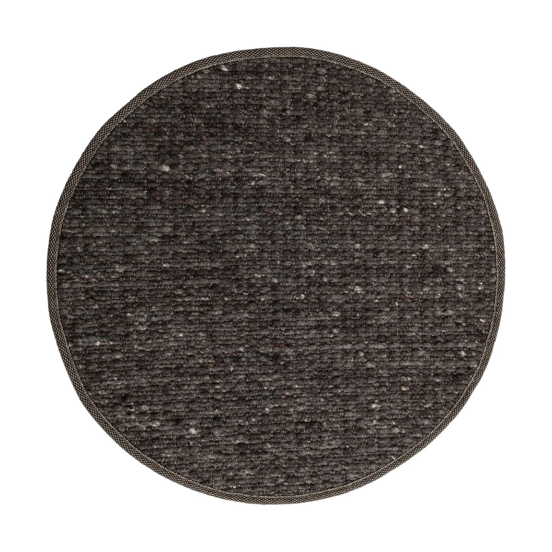 Greenland Swift round rug, Anthracite no. 83, Ø200 cm Tisca