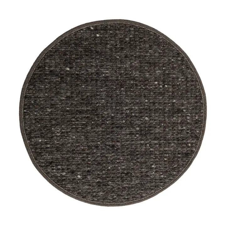 Greenland Swift round rug - Anthracite no. 83, Ø250 cm - Tisca
