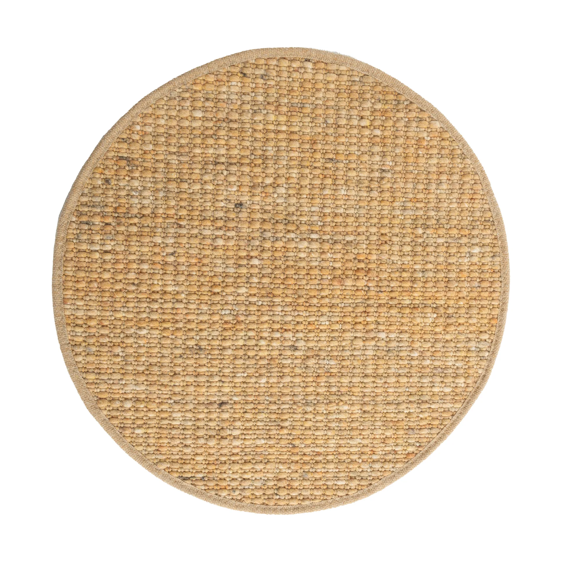 Greenland Swift round rug, Gold no. 261, Ø200 cm Tisca