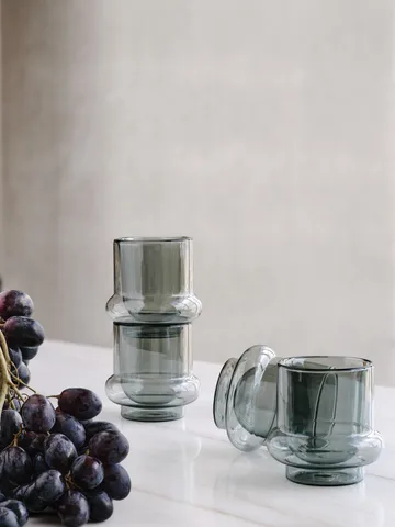 Bump coffee cup 20 cl 2-pack - Grey - Tom Dixon