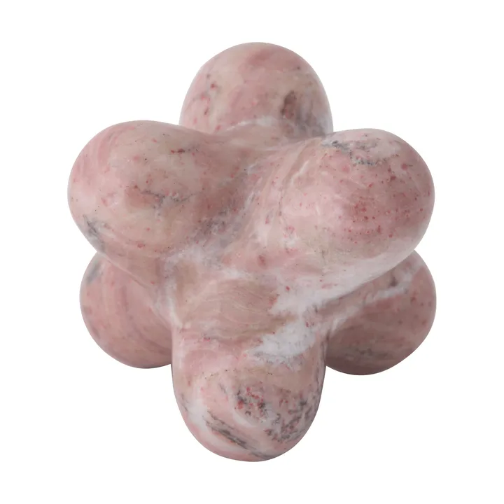 Jack decorative object - Pink Indian onyx, 10x8.5 cm - Tom Dixon