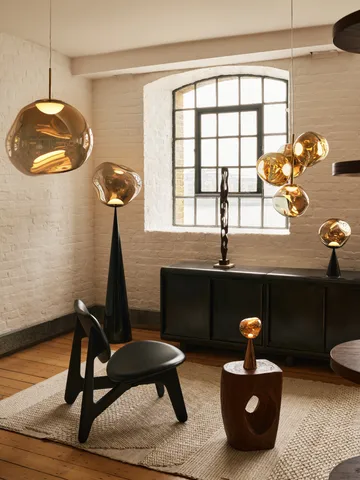 Melt LED pendant light - Bronze, medium 50x50 cm - Tom Dixon