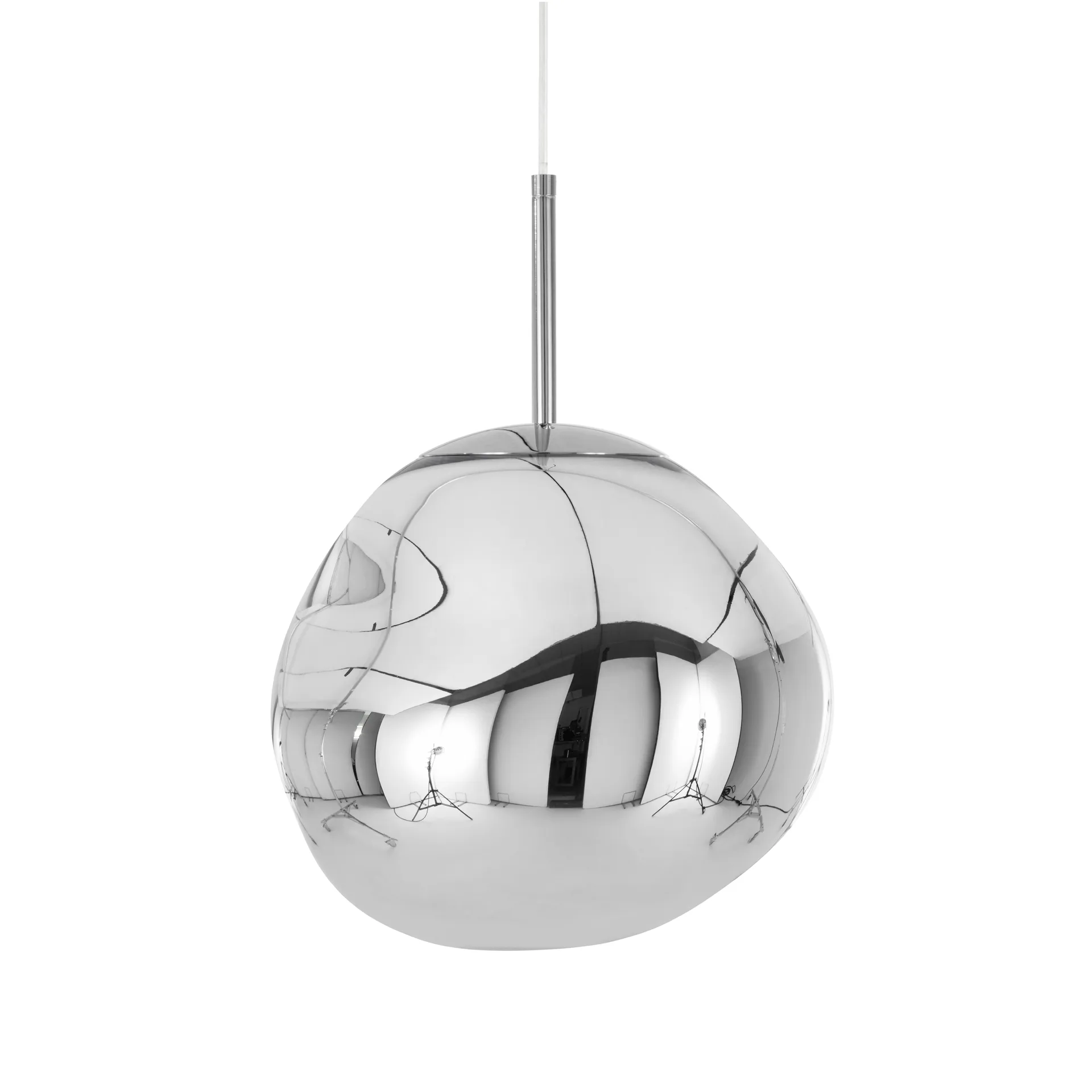 Melt LED pendant light, Chrome, mini 27x28 cm Tom Dixon