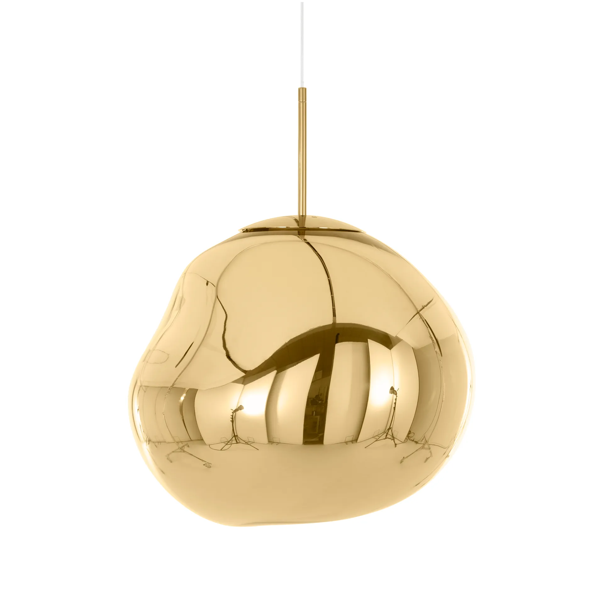 Melt LED pendant light, Gold, medium 50x50 cm Tom Dixon