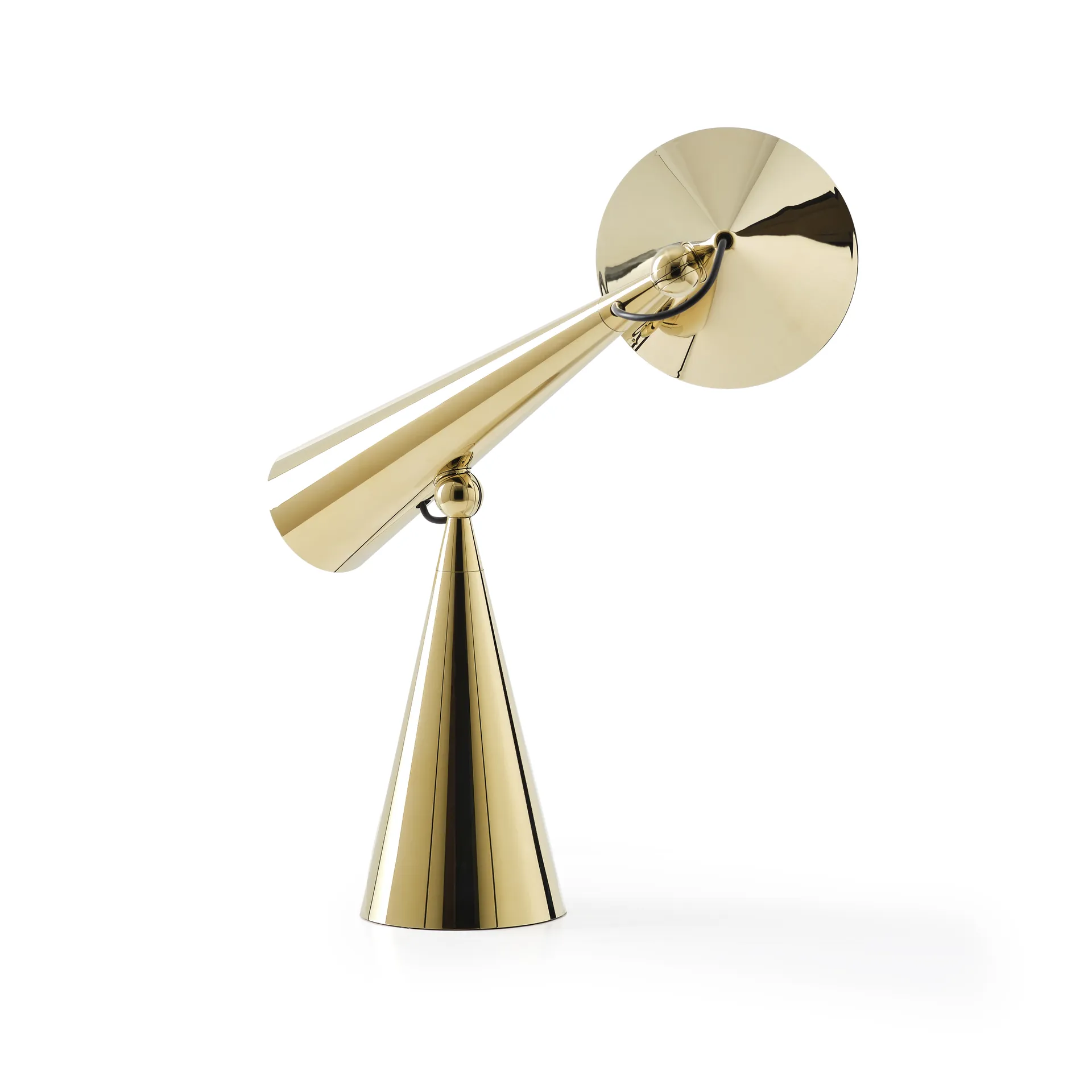 Pose Task LED table lamp, Gold Tom Dixon