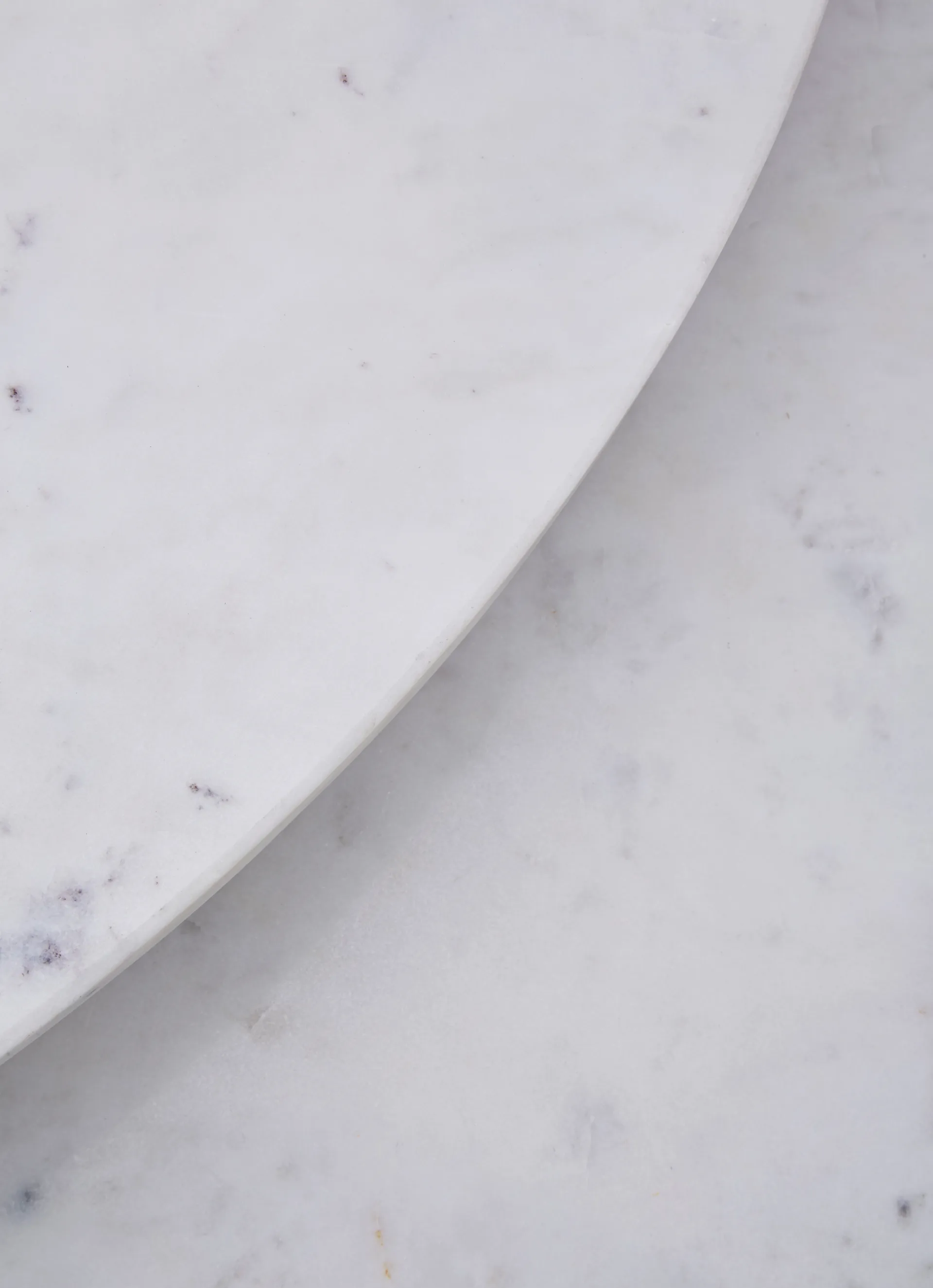 Screw café table Ø60 cm, White marble-cast iron Tom Dixon