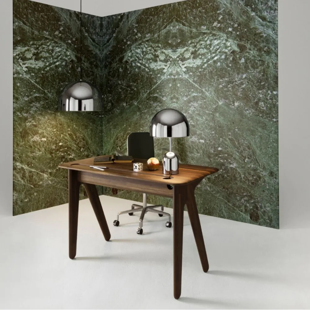 Slab desk 60x120 cm, Oak smoked Tom Dixon