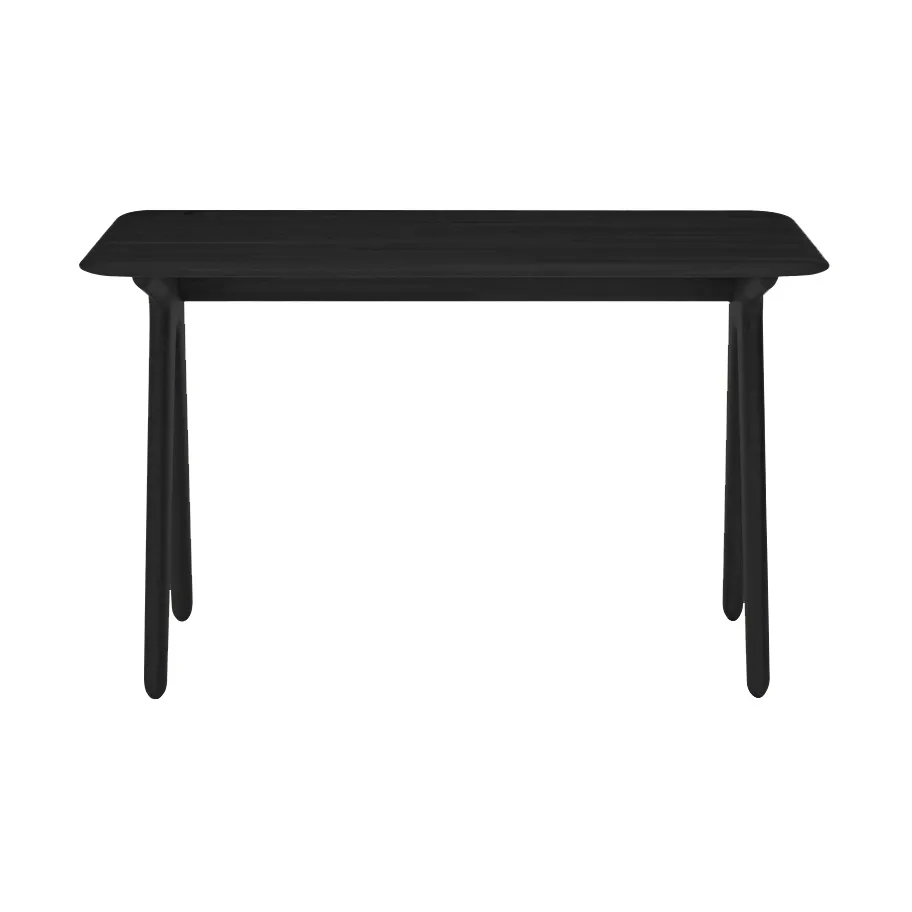 Slab Individual desk 60x120 cm, Black oak Tom Dixon