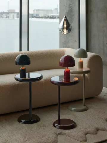 Spot side table - Burgundy, Ø55x33 cm - Tom Dixon