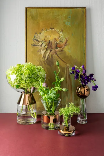 Tank vase large 36 cm - Clear-copper - Tom Dixon