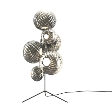 Whirl chandelier floor lamp - Silver - Tom Dixon