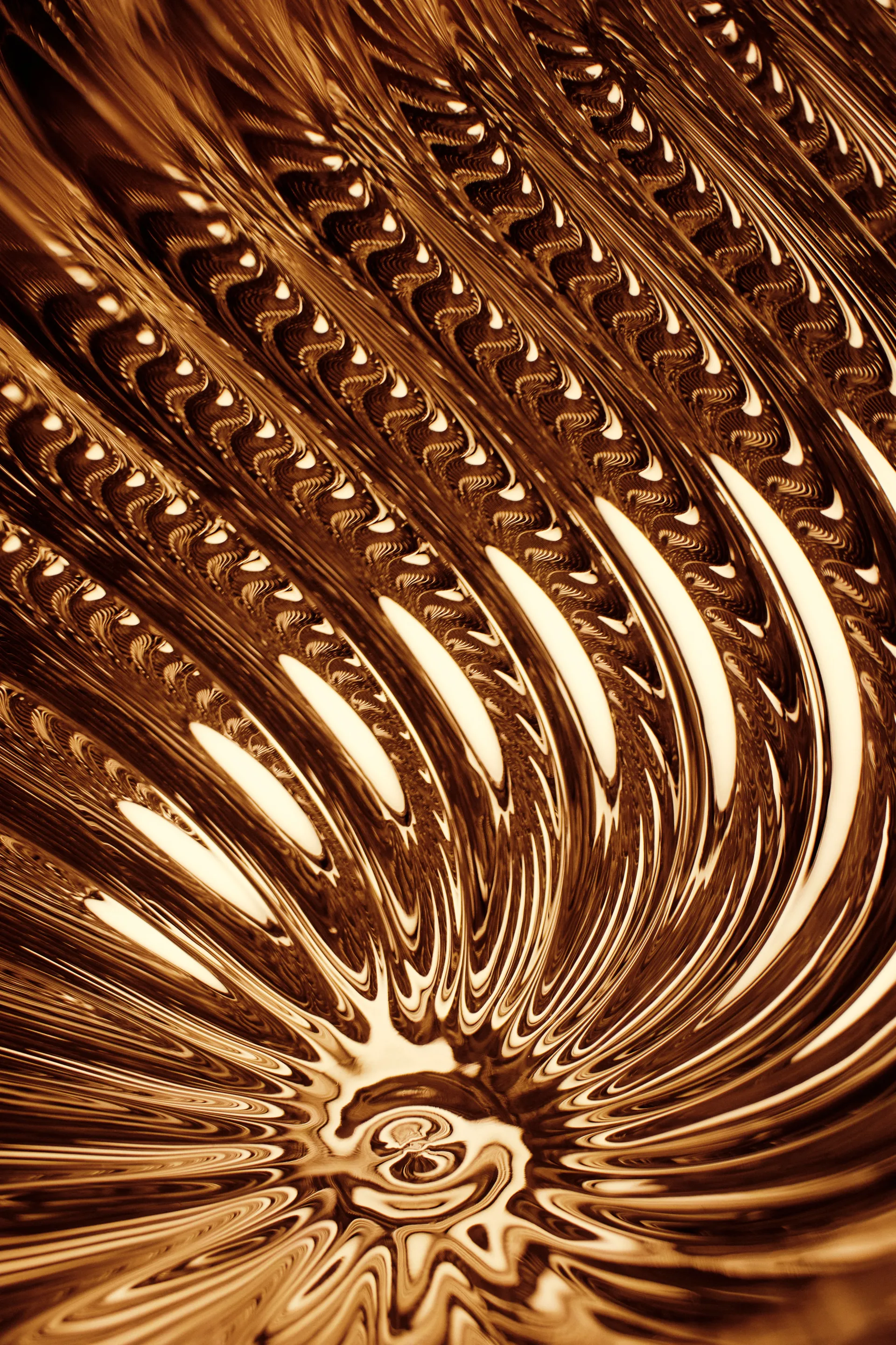 Whirl pendant Ø30 cm, Gold Tom Dixon