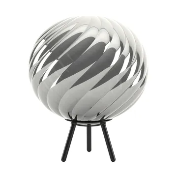 Whirl portable floor lamp - Silver-black - Tom Dixon