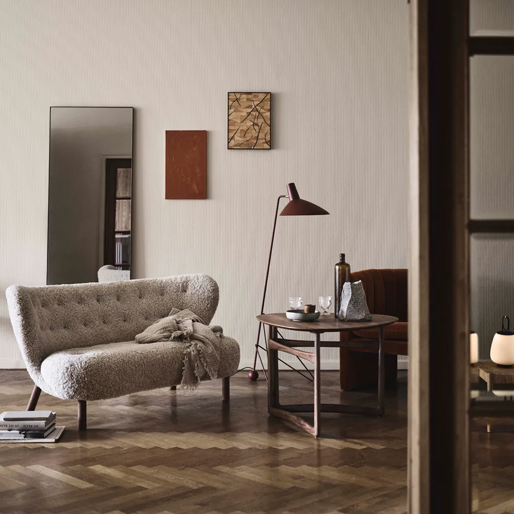 Amore SC50 mirror, Bronzed brass &Tradition