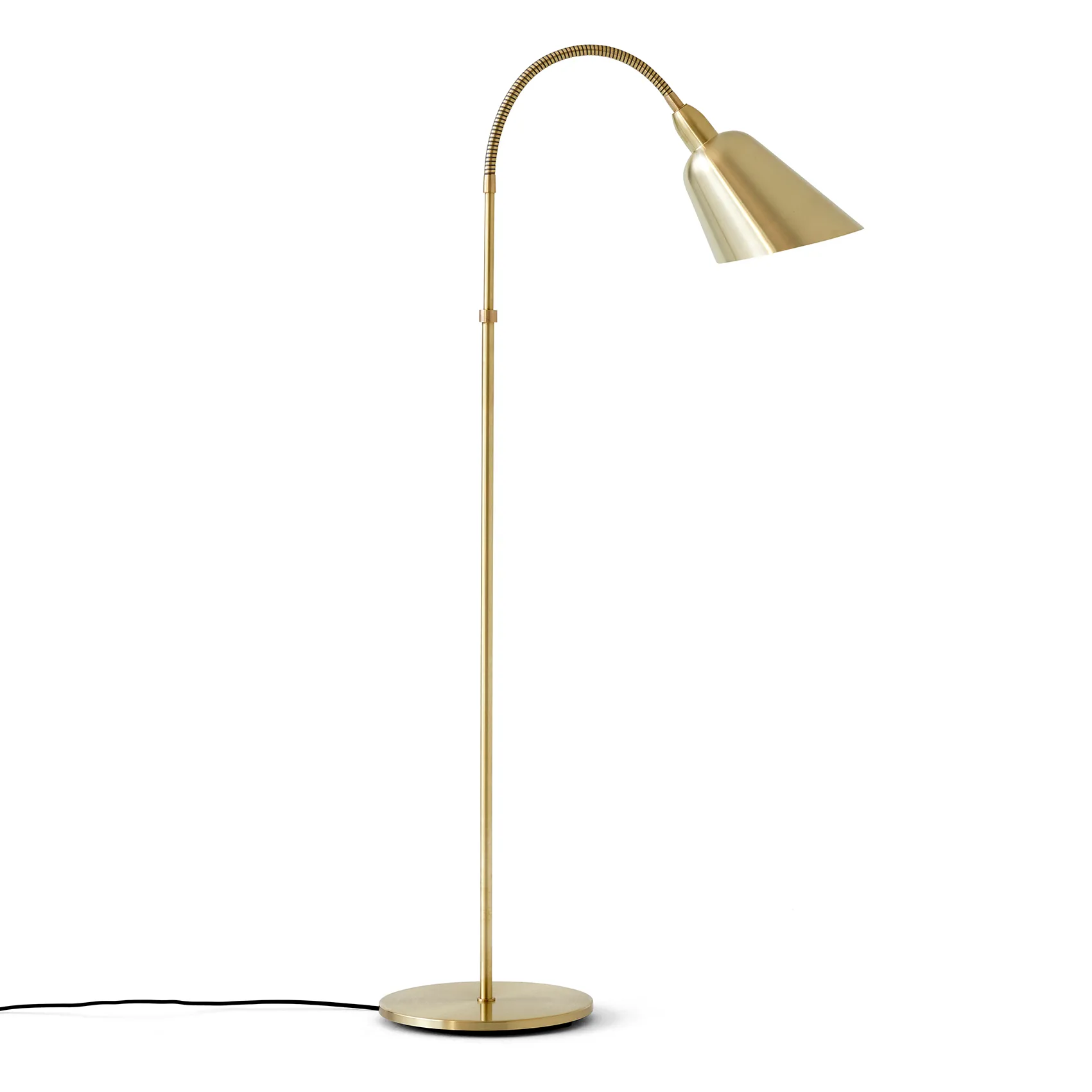 Bellevue AJ7 floor lamp, brass &Tradition