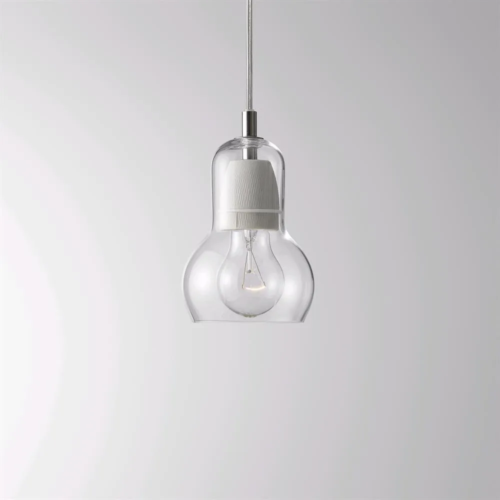 Bulb SR1 pendant, transparent cord &Tradition