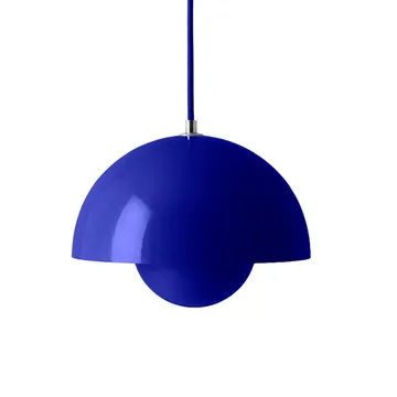Flowerpot VP1 pendant lamp - Cobalt blue - &Tradition