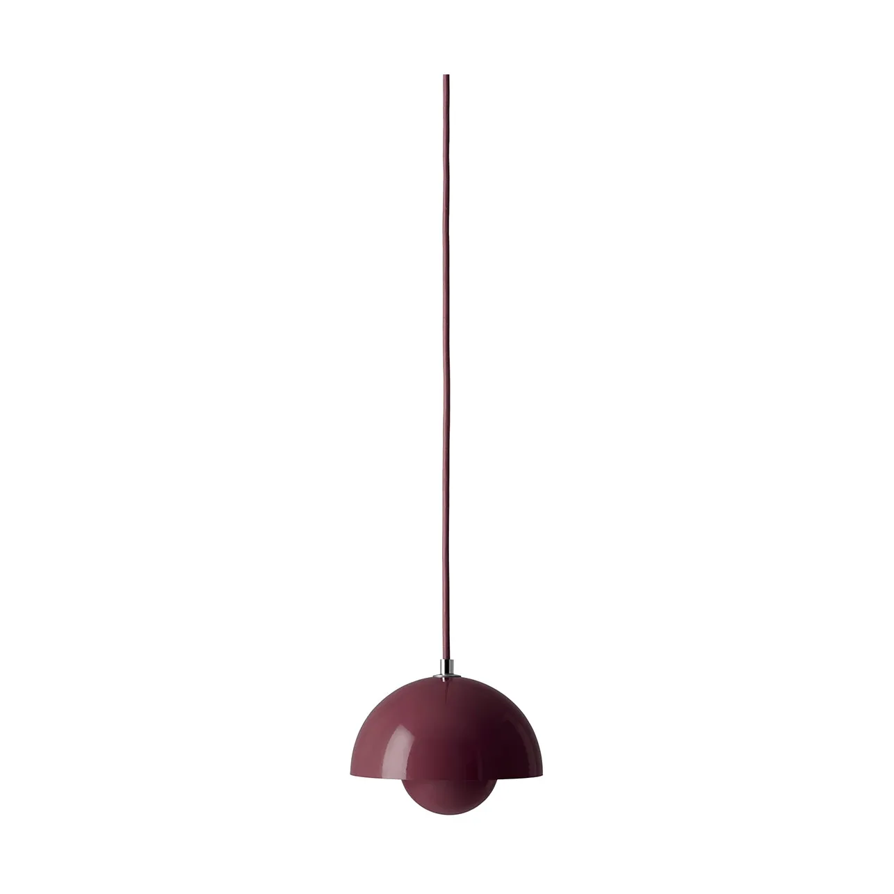Flowerpot VP10 pendant lamp, Dark plum &Tradition