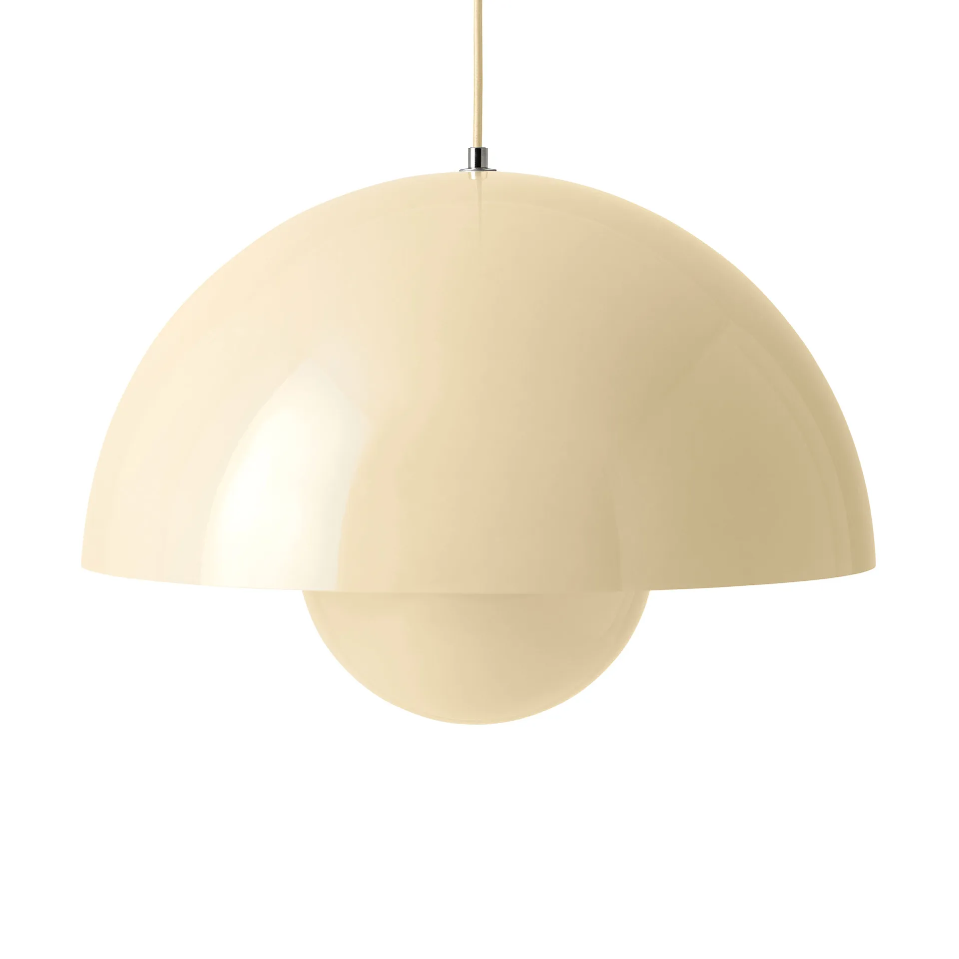 Flowerpot VP2 pendant lamp big, Ivory &Tradition