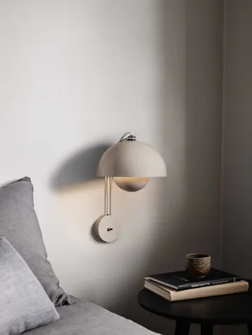 Flowerpot VP8 wall lamp - Grey beige - &Tradition