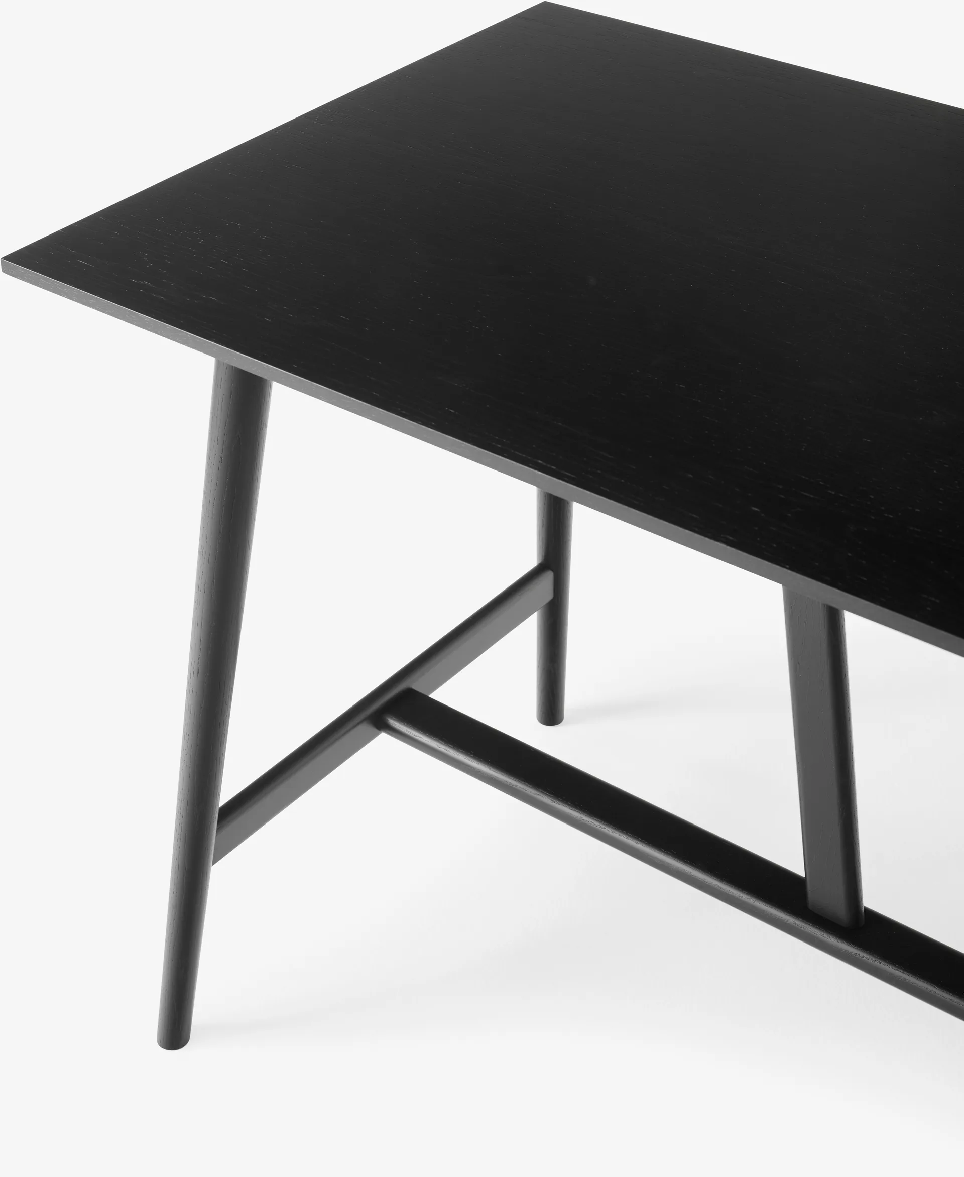 In Between SK26 Counter Table 190x80x95 cm, Black laquered oak &Tradition