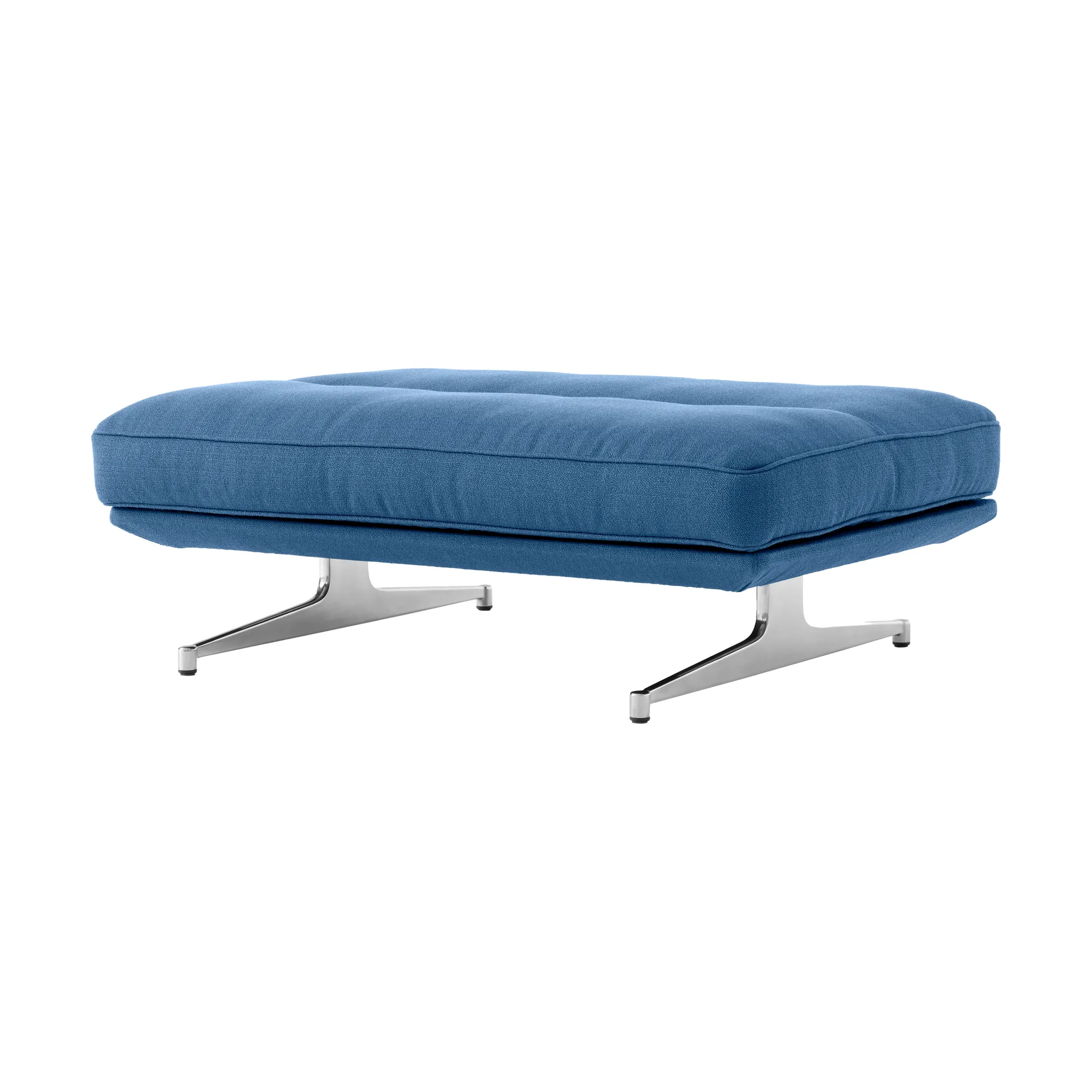 Inland AV32 pouf 78x113 cm, Vidar 733-polished aluminium &Tradition