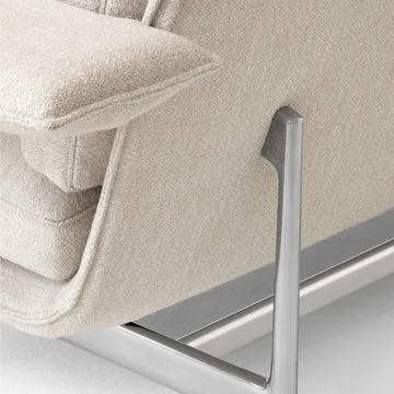 Meantime AV30 2-seater sofa - Pol. aluminium-Ecriture 0210 - &Tradition
