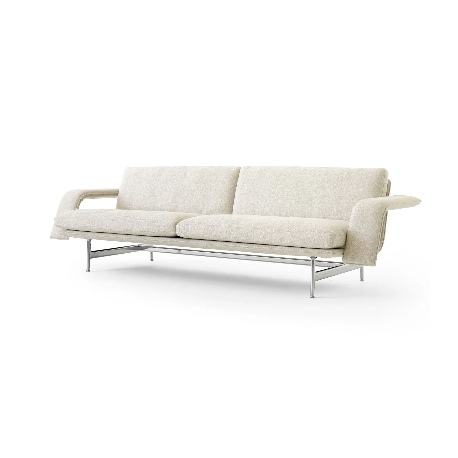 Meantime AV31 3-seater sofa, Pol. aluminium-Ecriture 0210 &Tradition