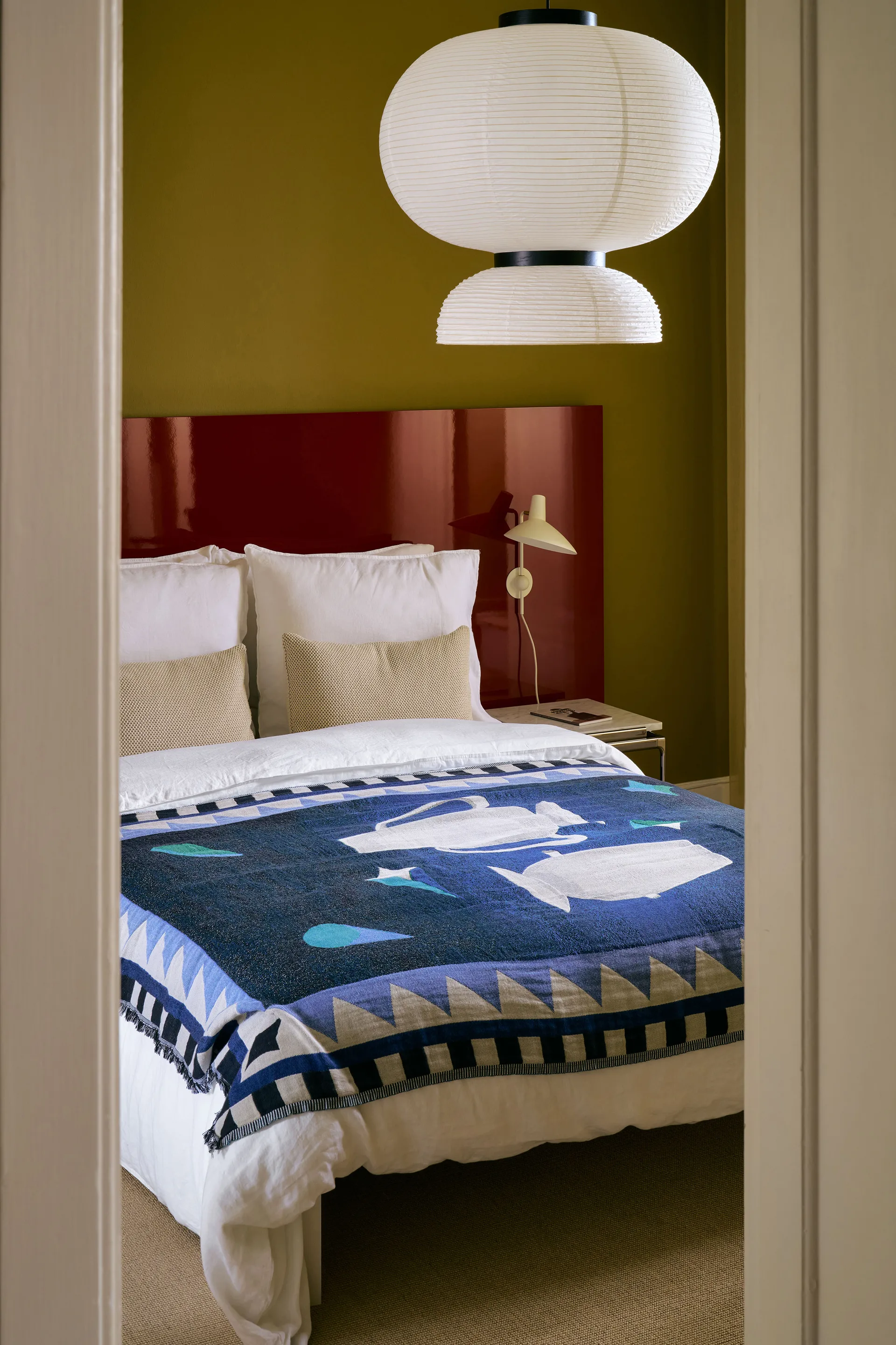 Momento JH46 throw 180x130 cm, Midnight blue &Tradition