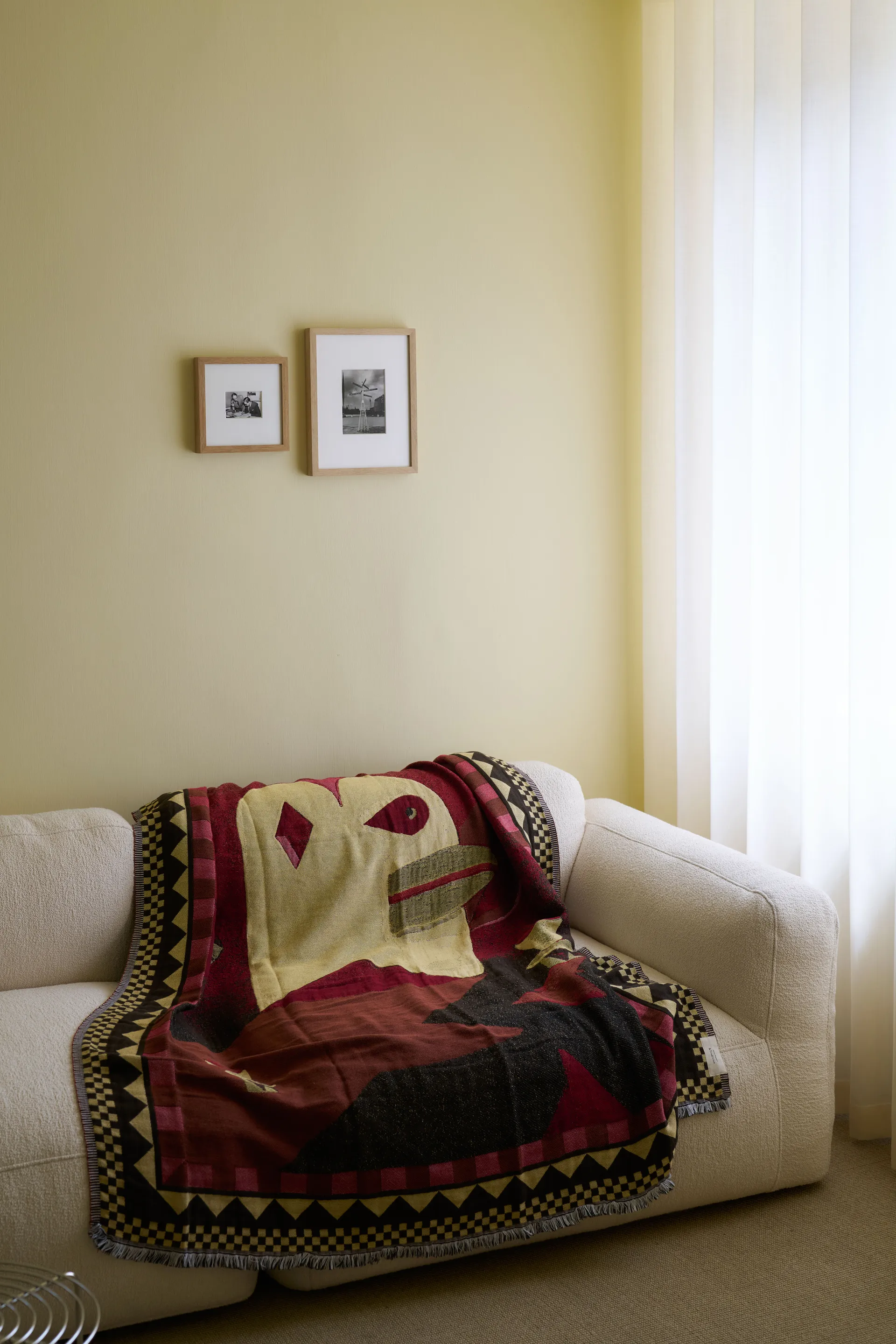 Momento JH46 throw 180x130 cm, Red dawn &Tradition