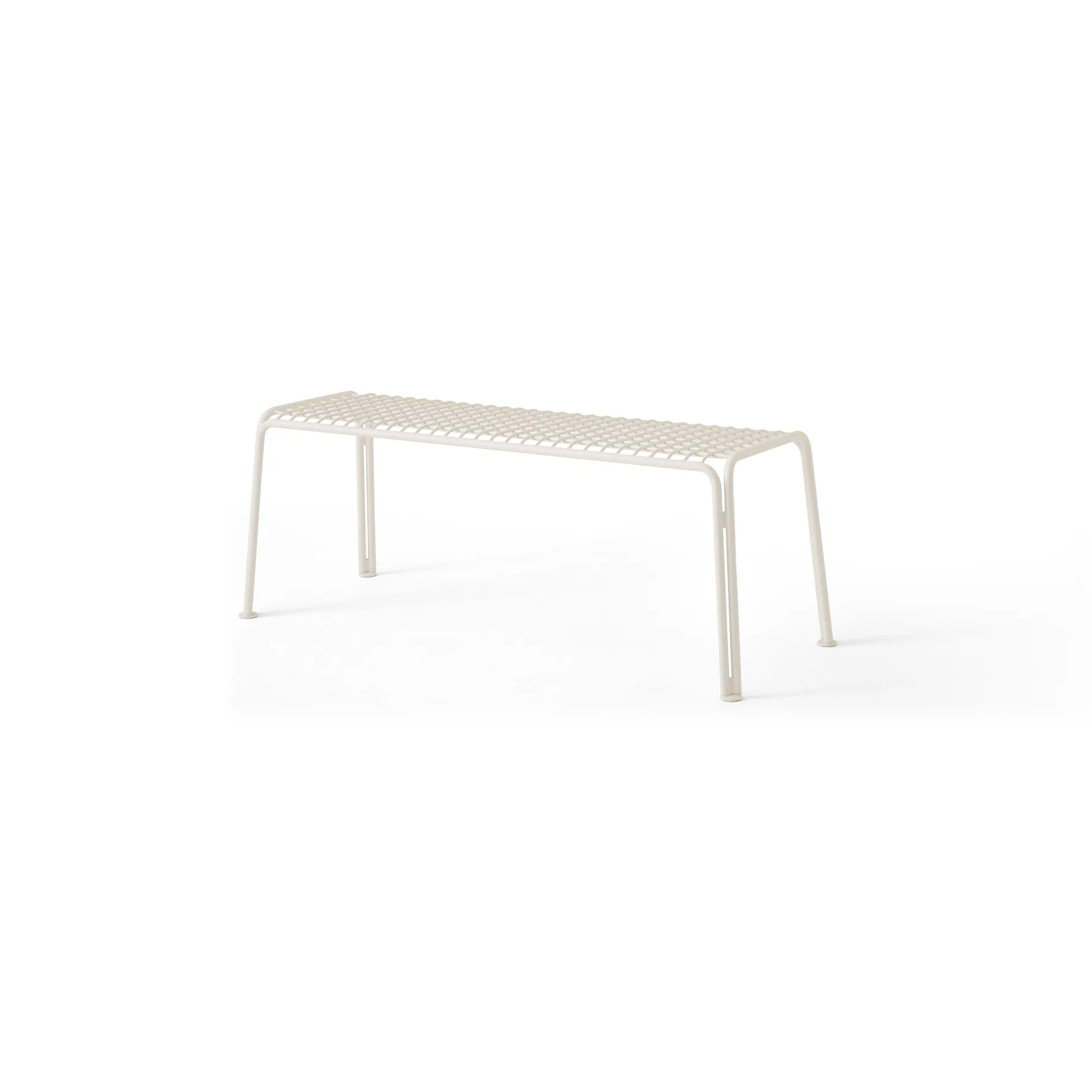 Thorvald SC112 bench, Ivory, 125 cm &Tradition