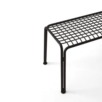 Thorvald SC112 bench - Warm black, 125 cm - &Tradition