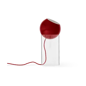 Topan VP14 floor lamp 46,5 cm - Clear-vermilion red - &Tradition