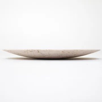 Travertine plate SC55 - Ø50 cm - &Tradition